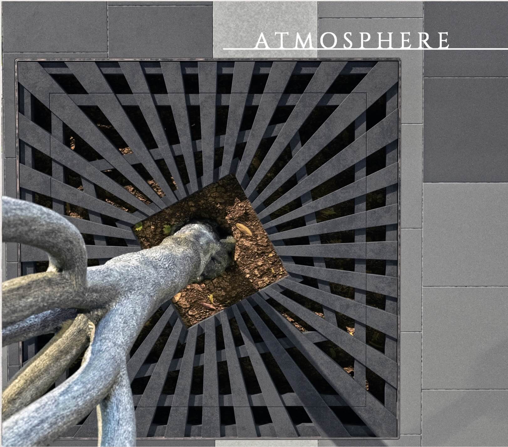 Приствольная решетка для дерева ZKING ATMOSPHERE 1.2х1.2м Черная в Омутнинске фото