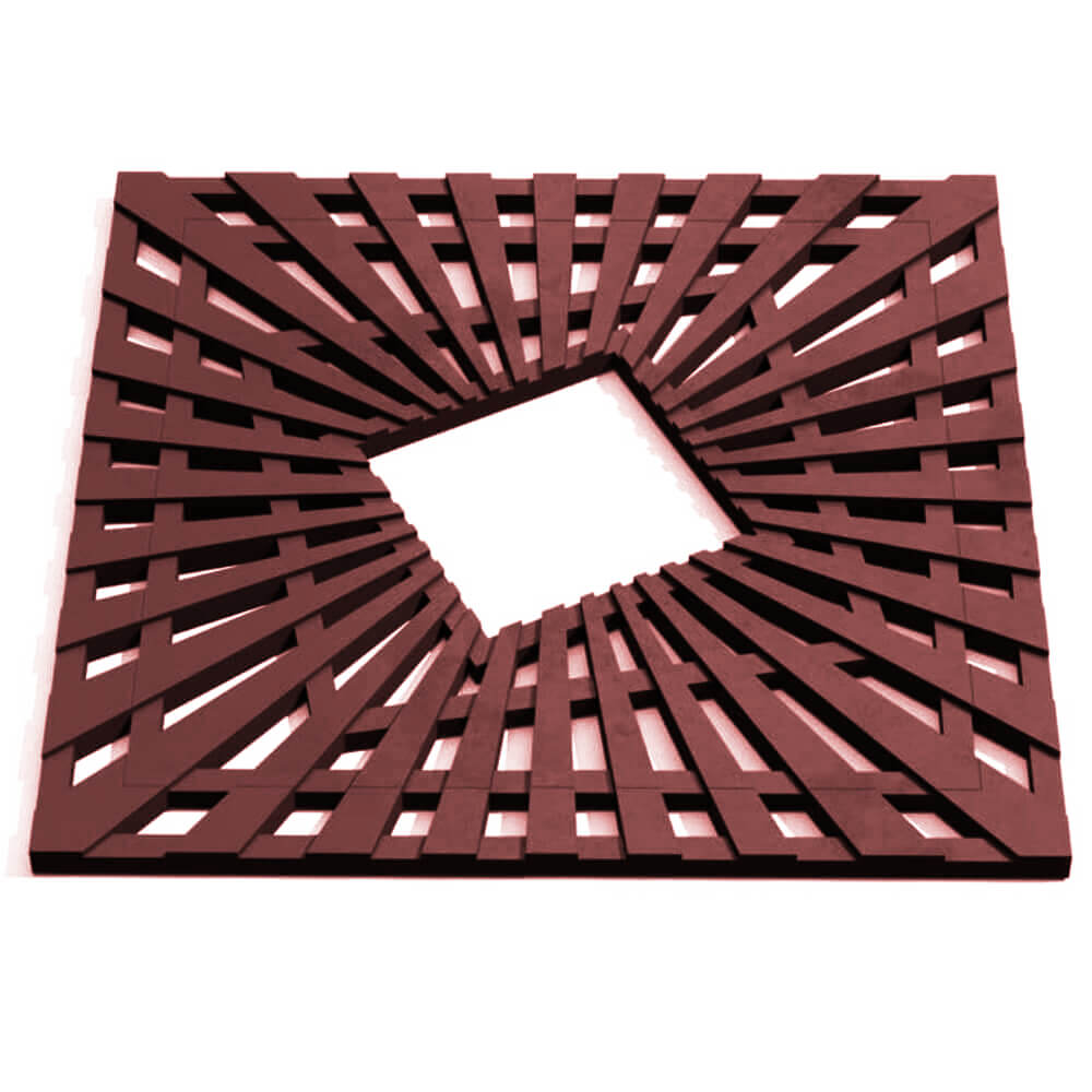 Приствольная решетка для дерева ZKING ATMOSPHERE 1.2х1.2м Коричневая Омутнинск фото