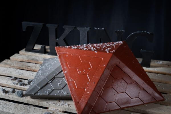 Колпак Zking Эверест Красный на столб 1.5х1.5 кирпича (390х390мм) в Омутнинске фото