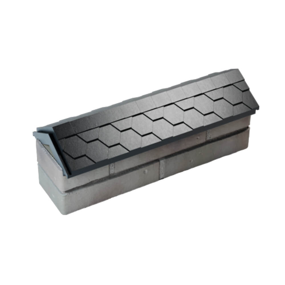 Парапет Zking Эверест Черный с посадкой на 0.5 кирпича (130мм) в Омутнинске фото