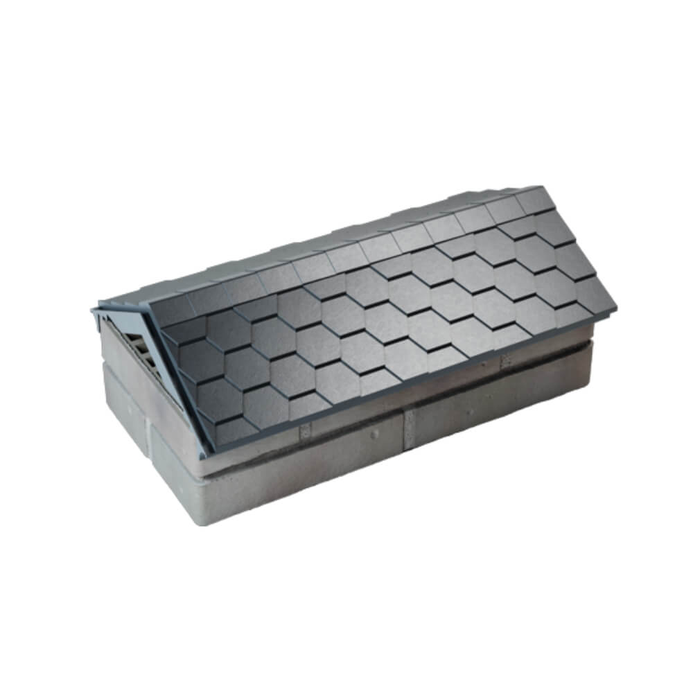 Парапет Zking Эверест Серый с посадкой на 1 кирпич (200/225/255мм)