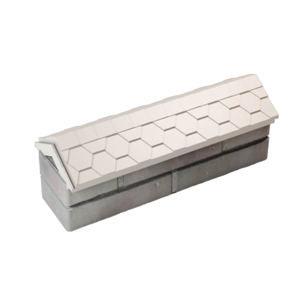 Парапет Zking Эверест Бежевый с посадкой на 0.5 кирпича (130мм) в Омутнинске фото