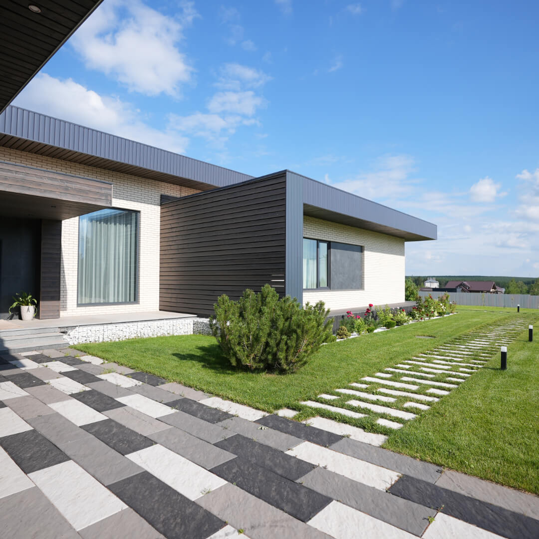 Шаговая плита STONE Светлая Галька 990х330х55мм в Омутнинске фото