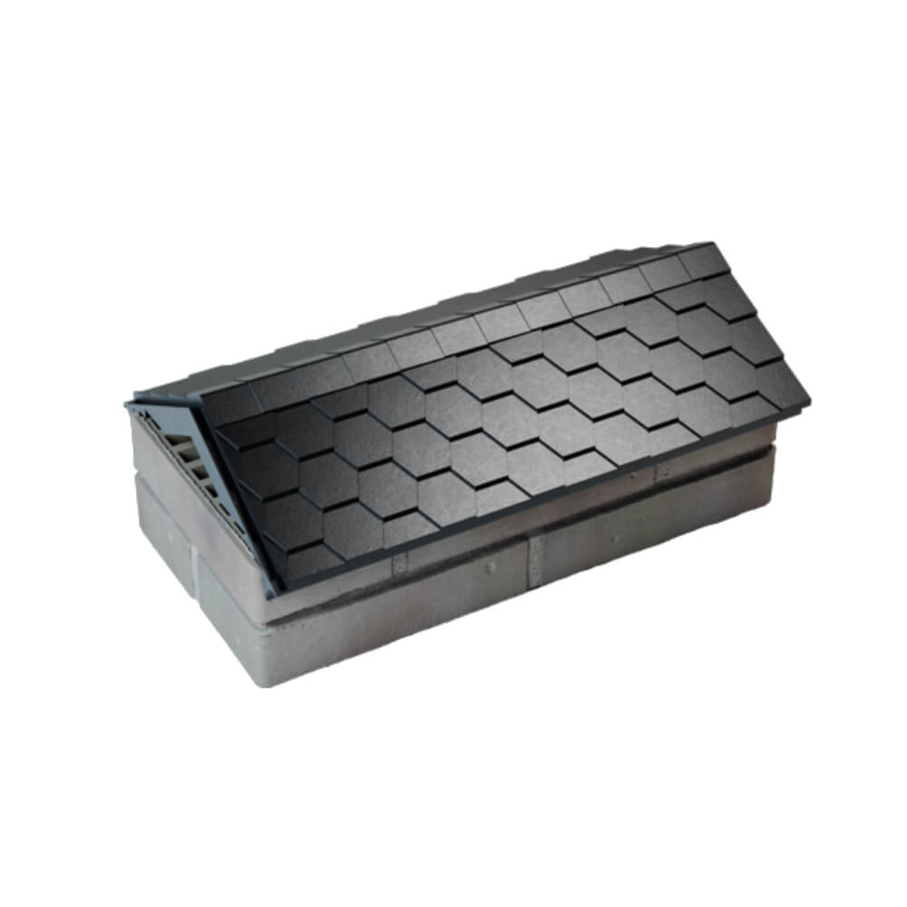 Парапет Zking Эверест Черный с посадкой на 1 кирпич (200/225/255мм) в Омутнинске фото