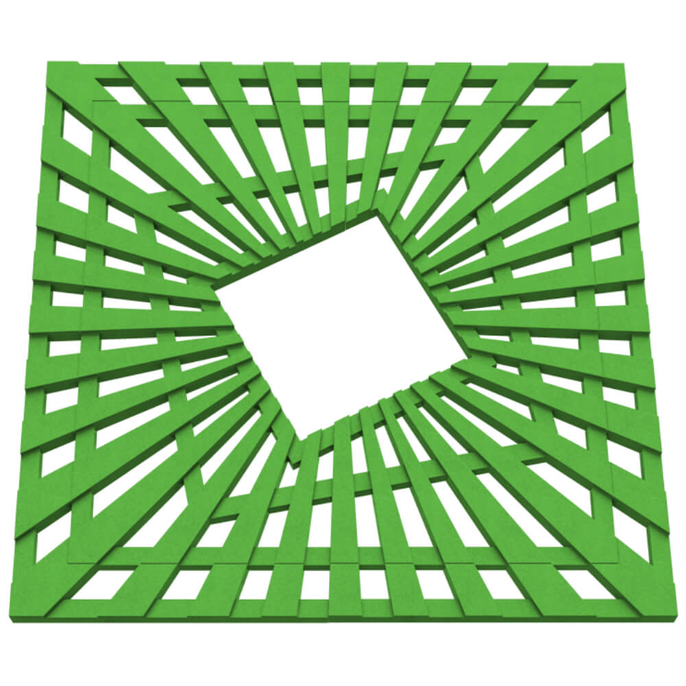 Приствольная решетка для дерева ZKING ATMOSPHERE 1.2х1.2м Зеленая в Омутнинске фото