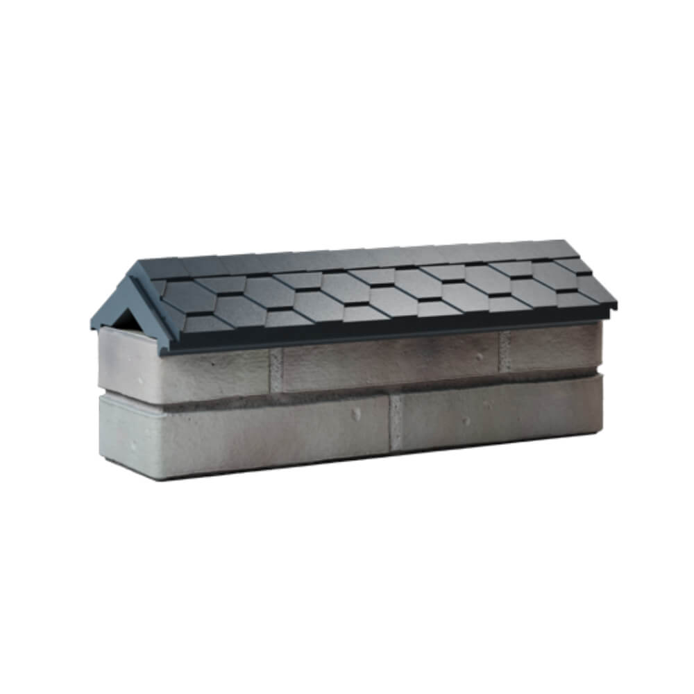 Парапет Zking Эверест Серый с посадкой на 0.5 кирпича (130мм) Омутнинск фото