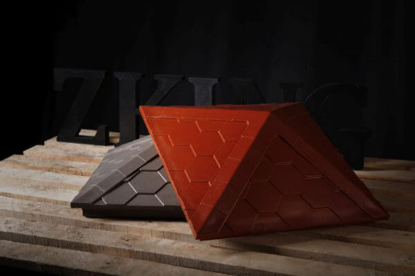 Колпак Zking Эверест Красный на столб 1.5х1.5 кирпича (390х390мм) в Омутнинске фото