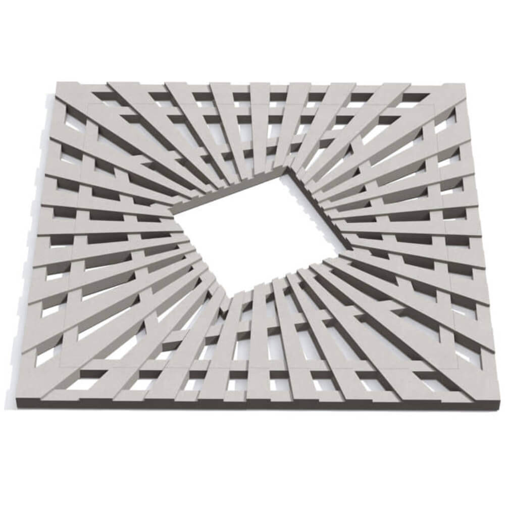 Приствольная решетка для дерева ZKING ATMOSPHERE 1.2х1.2м Бежевая Омутнинск фото