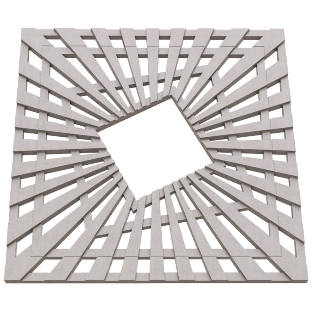 Приствольная решетка для дерева ZKING ATMOSPHERE 1.2х1.2м Бежевая в Омутнинске фото