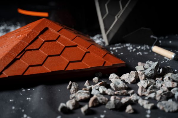 Колпак Zking Эверест Красный на столб 1.5х1.5 кирпича (390х390мм) в Омутнинске фото