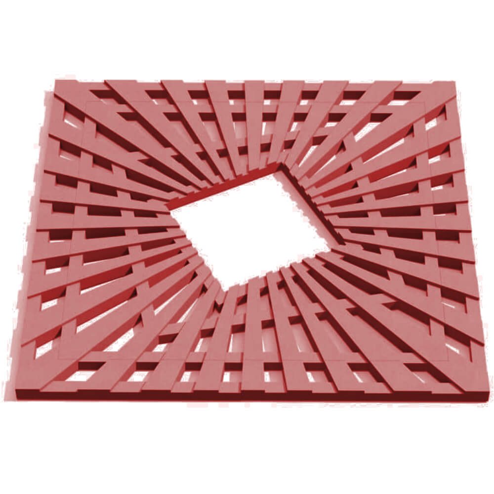 Приствольная решетка для дерева ZKING ATMOSPHERE 1.2х1.2м Красная Омутнинск фото