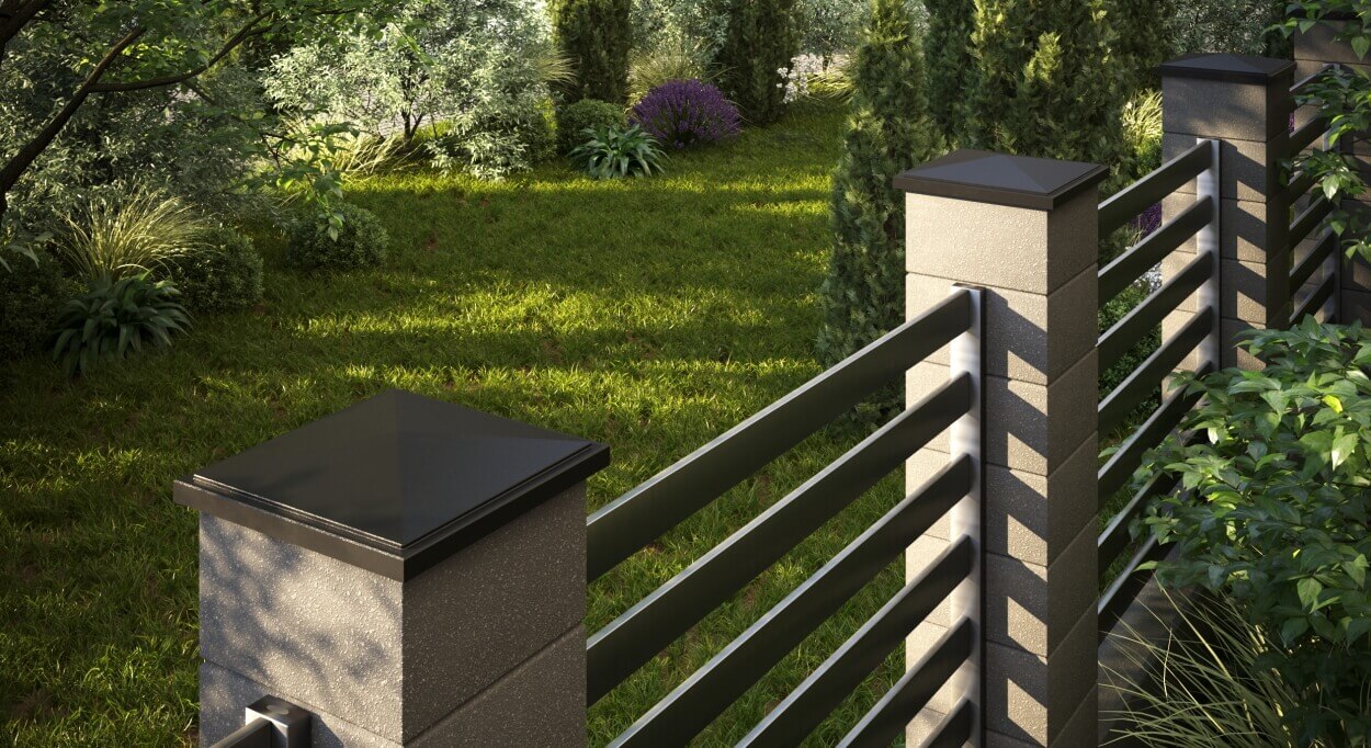 Колпак Zking БонаМоно Коричневый на столб 1.5х1.5 кирпича (385х385, 400х400мм) в Омутнинске фото