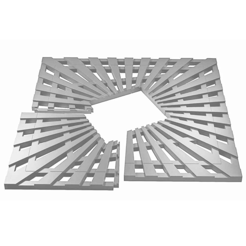 Приствольная решетка для дерева ZKING ATMOSPHERE 1.2х1.2м Бежевая в Омутнинске фото