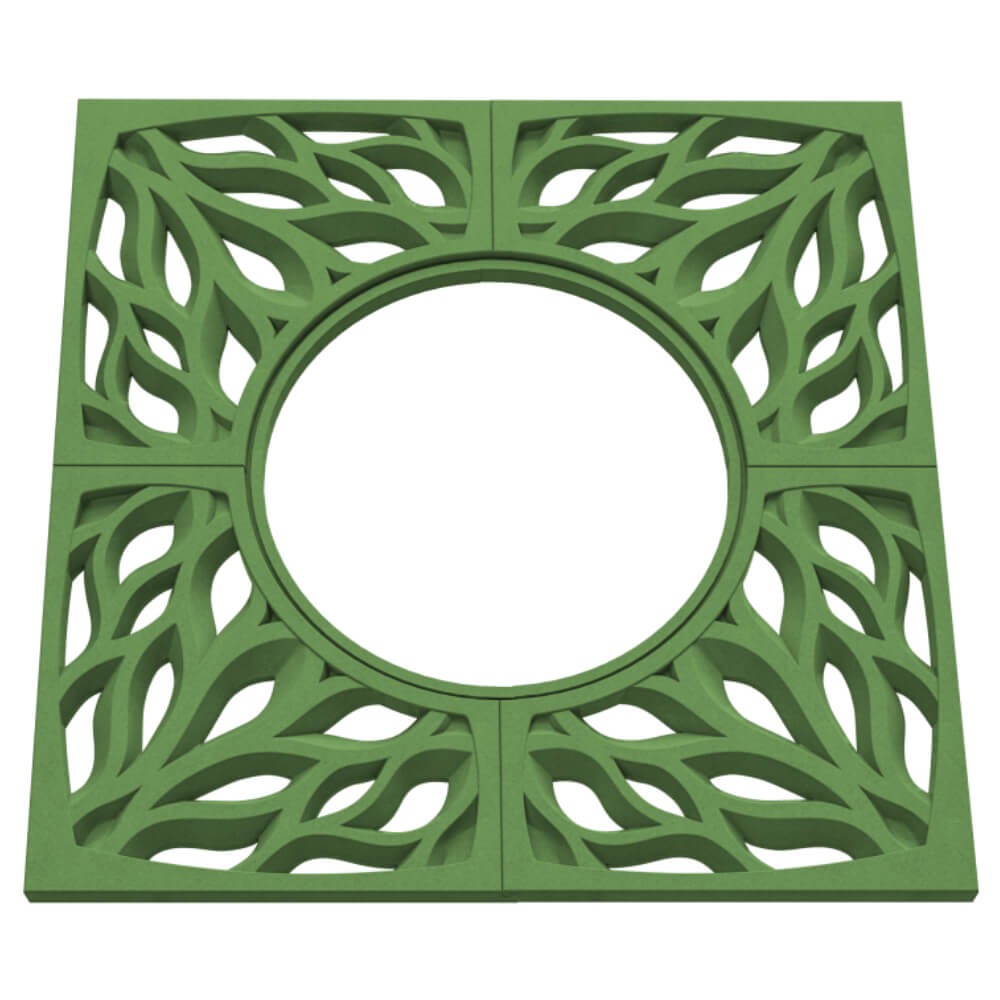 Приствольная решетка для дерева ZKING CRUST 1.2х1.2м Зеленая в Омутнинске фото