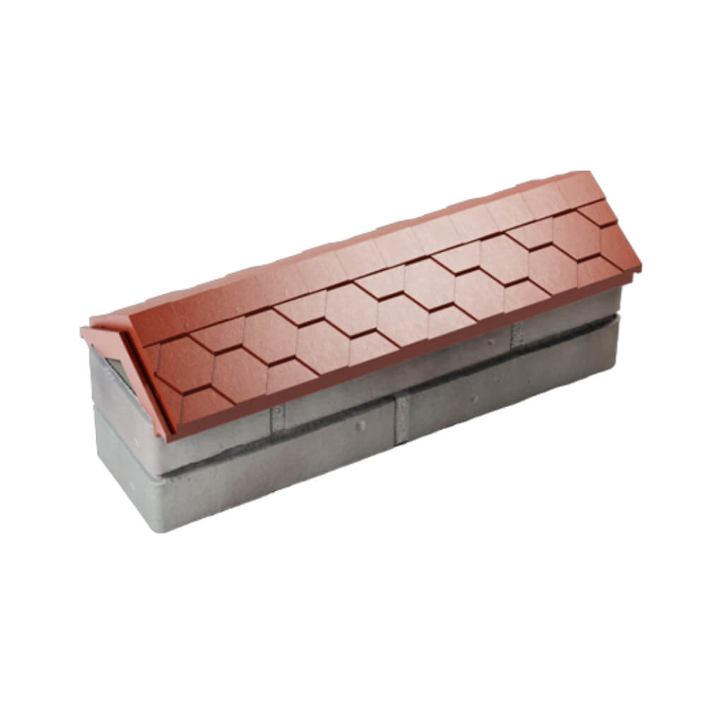 Парапет Zking Эверест Красный с посадкой на 0.5 кирпича (130мм) в Омутнинске фото