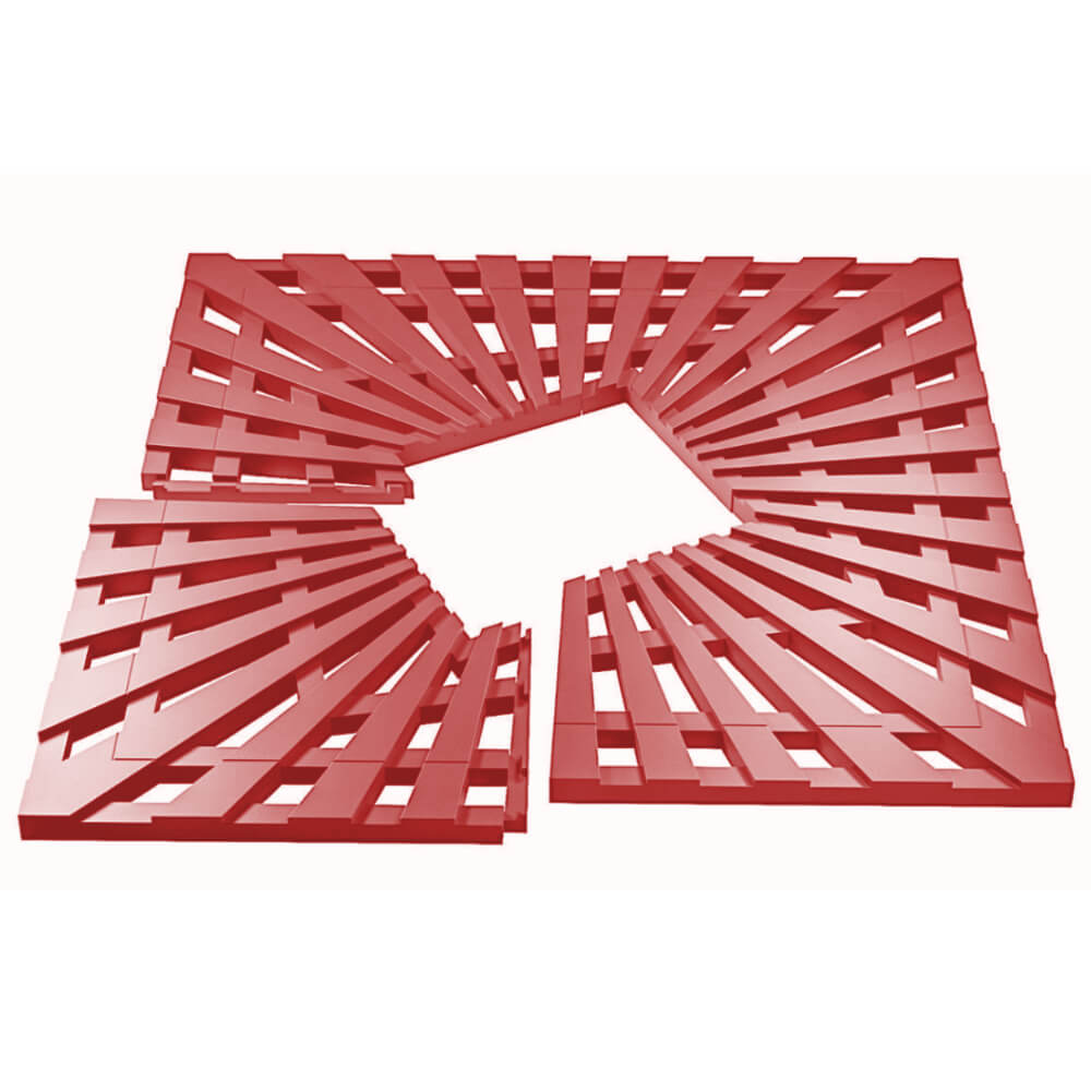 Приствольная решетка для дерева ZKING ATMOSPHERE 1.2х1.2м Красная в Омутнинске фото