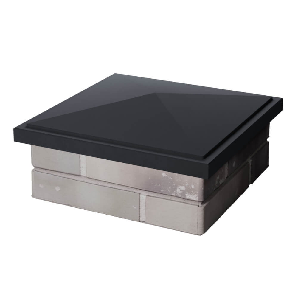 Колпак Zking БонаМоно Серый на столб 1.5х1.5 кирпича (385х385, 400х400мм) в Омутнинске фото