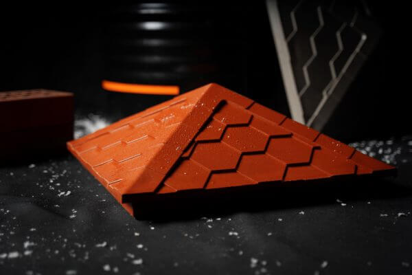 Колпак Zking Эверест Красный на столб 1.5х1.5 кирпича (390х390мм) в Омутнинске фото